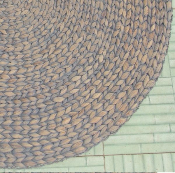 Water hyacinth round carpet – BM19RMR8